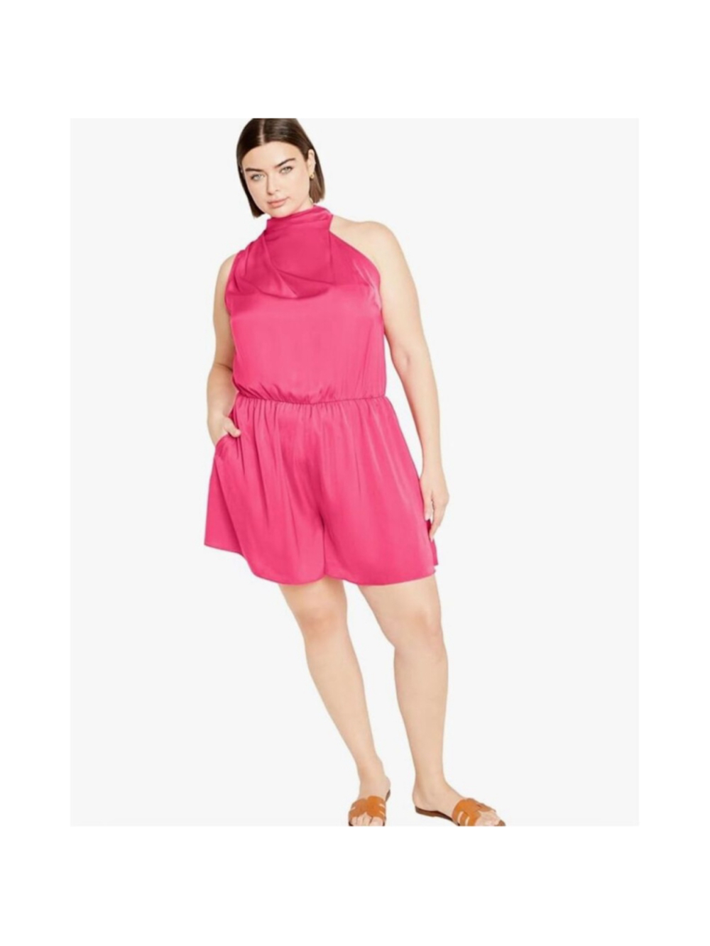NEW City Chic Plus Size Plus Size Kiana Playsuit Romper 16 S $100